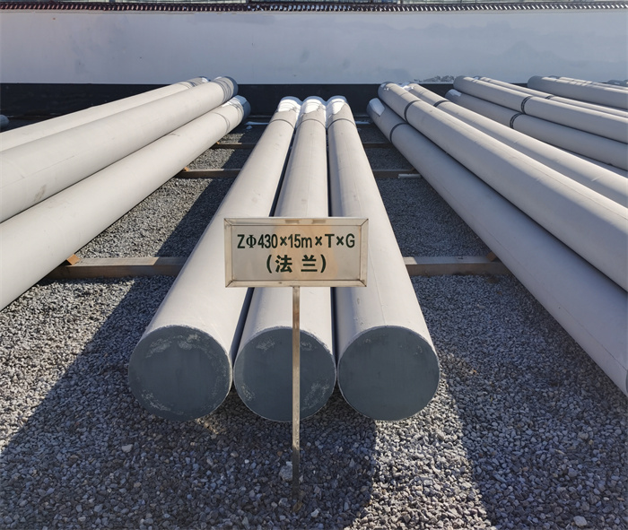 鼓楼430×15米×T×G砼电力电杆